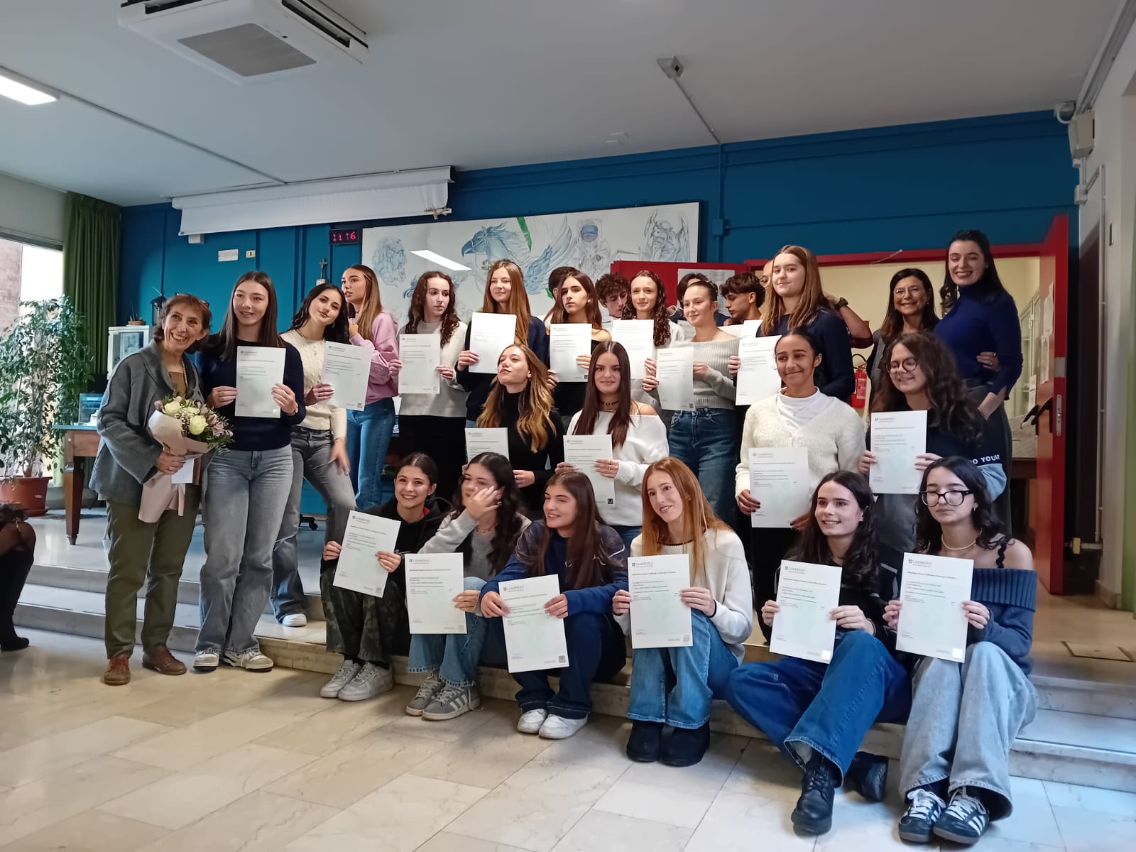 Un giorno speciale per la 3C scientifico: consegna dei certificati Cambridge di English as Second Language